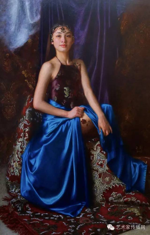 王剑的绘画作品欣赏,画家王剑粉笔画作品欣赏