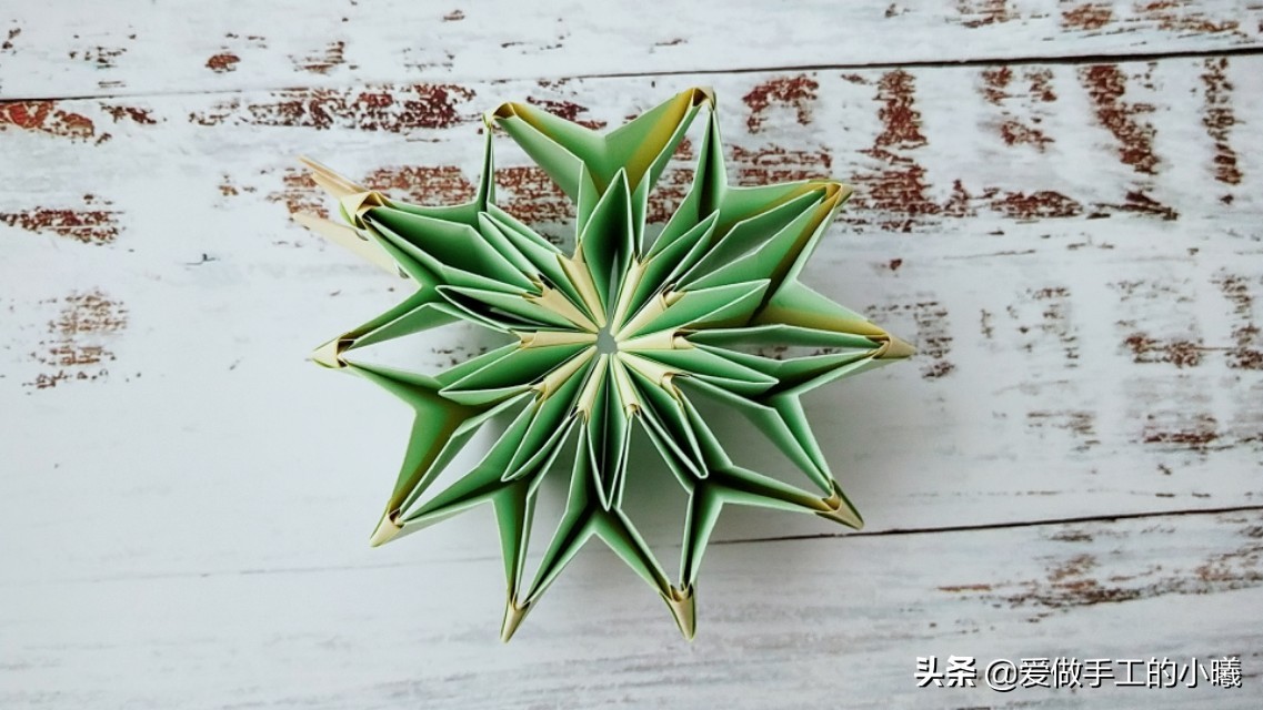 无限翻折纸教程图解,无限翻折纸万花筒一步步教程