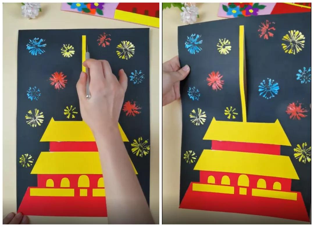 国庆节祝福祖国幼儿园手工,国庆节幼儿园手工祖国妈妈我爱你