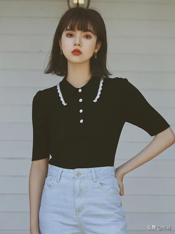 韩剧女主的穿搭连衣裙,韩剧女主穿条纹衬衫