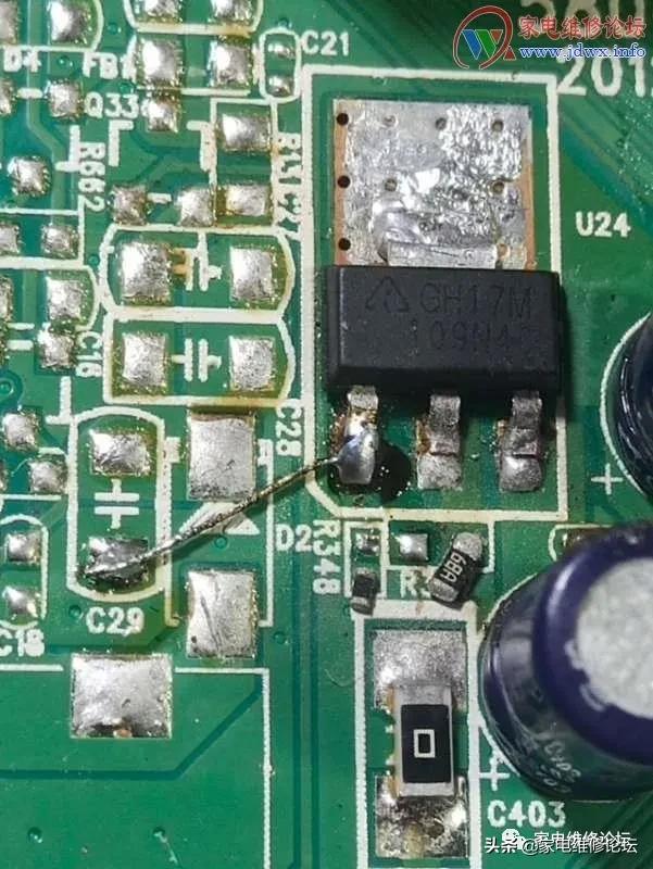 创维42e600e电视绿灯不开机维修,创维42e500e电视不开机指示灯不亮