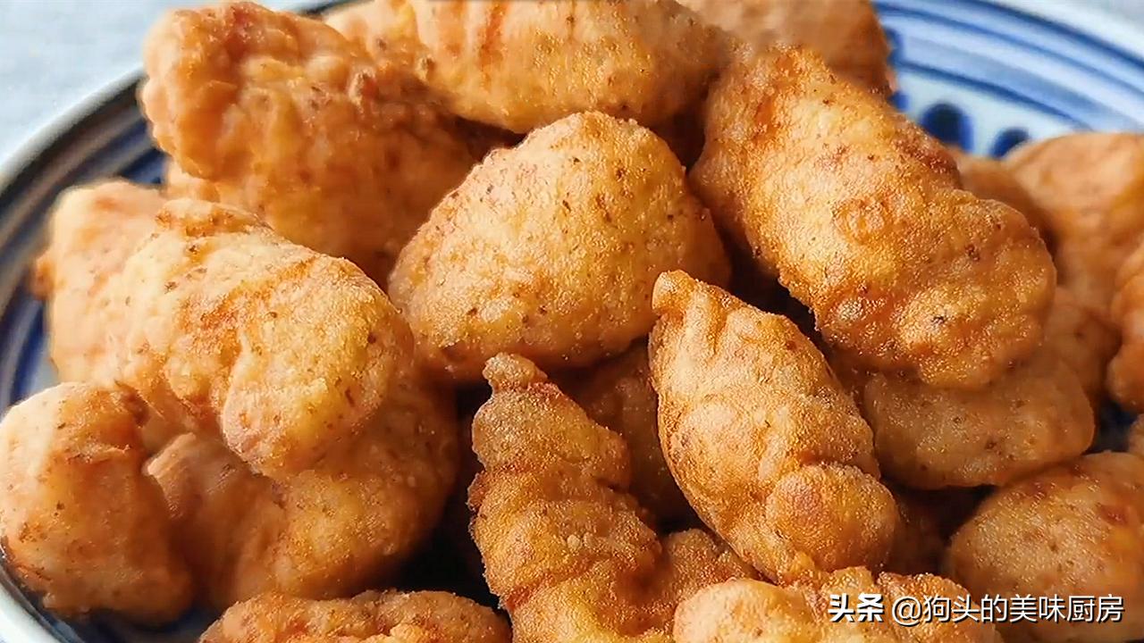 炸鸡块不裹面粉最简单的做法,过年炸鸡块用淀粉还是面粉好吃