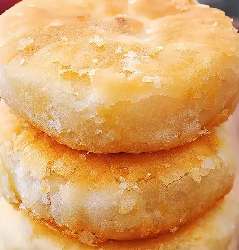 潮汕酥式绿豆饼的正宗做法,香酥脆的纯手工潮汕红豆绿豆饼