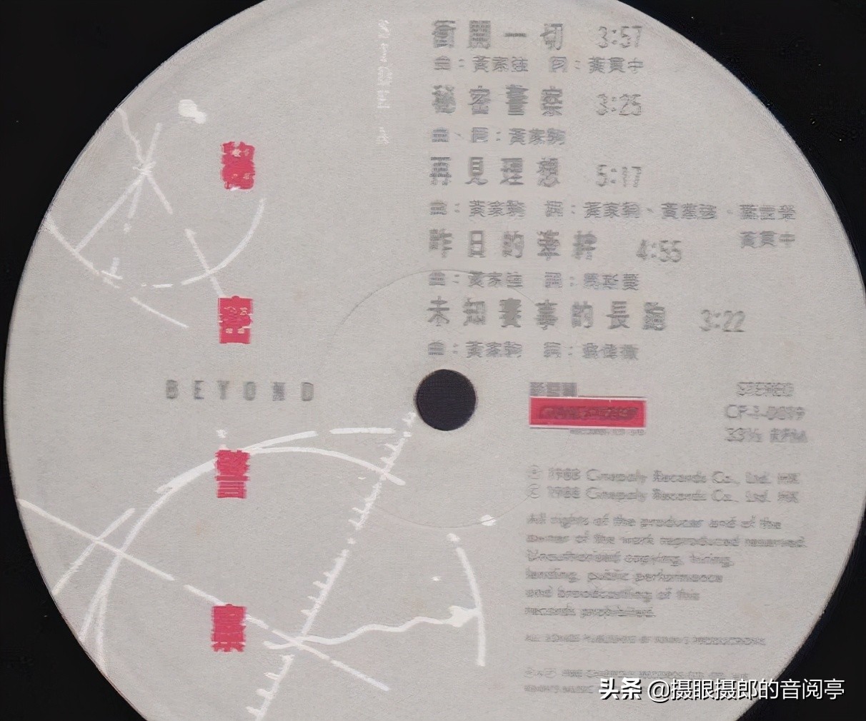 beyond惊喜专辑全集,beyond秘密警察黑胶试听
