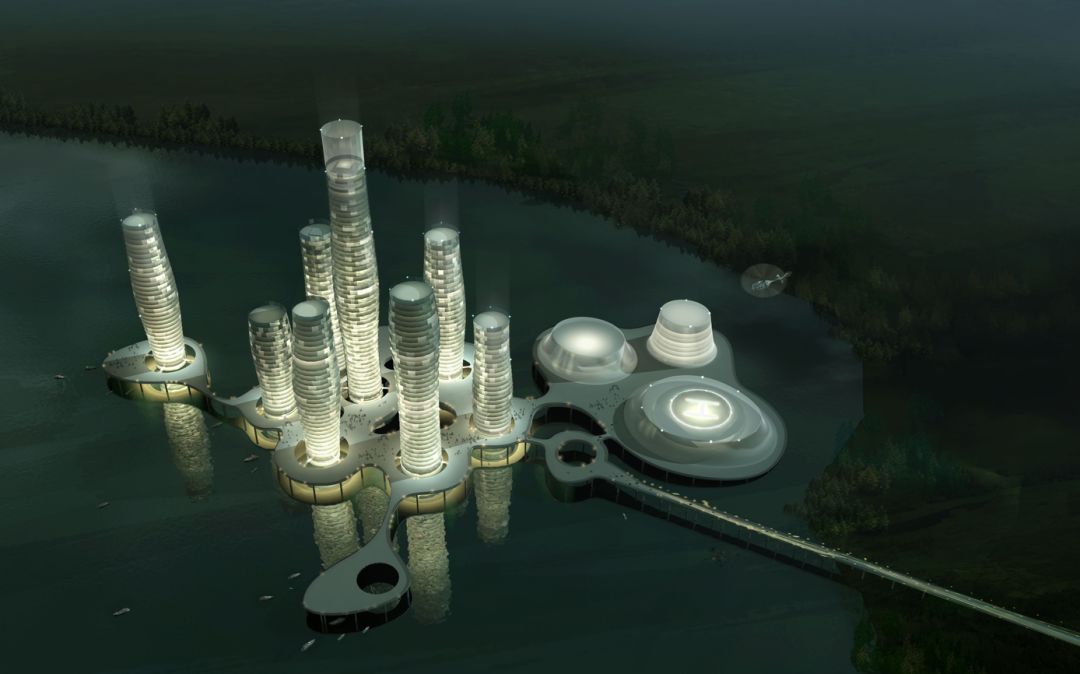 异形建筑效果图,异形建筑平面