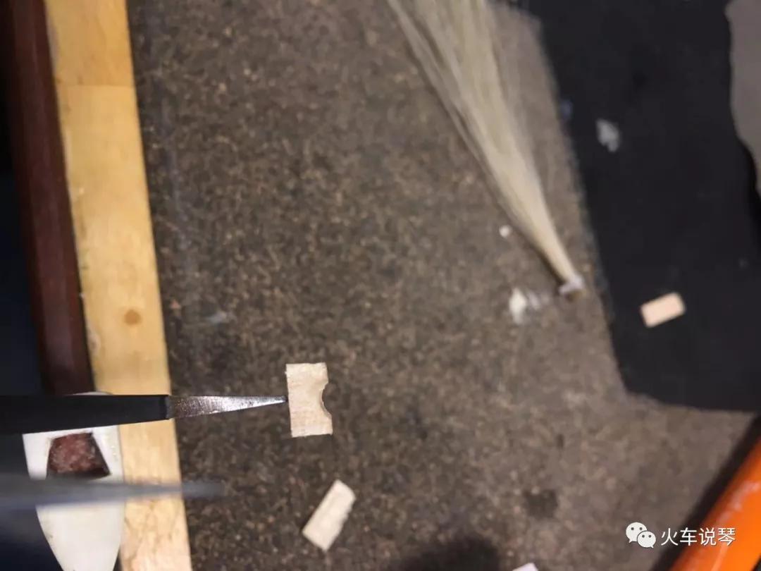 手把手带你学换刃,高档的小提琴弓毛用平了怎么换