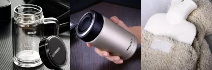 创意保温杯高颜值,科技感保温杯单手开盖