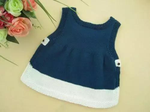 漂亮简单的宝宝背心裙图解,宝宝时尚背心小裙子