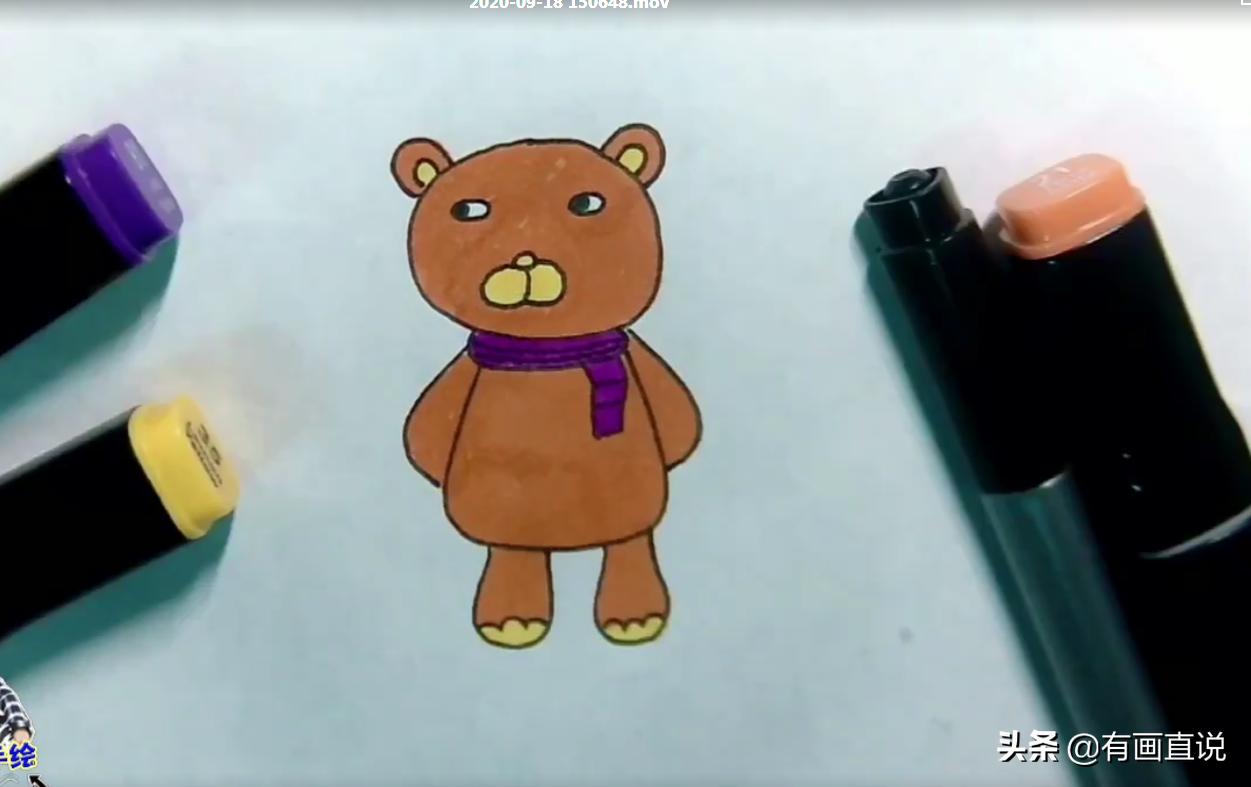 儿童画画教程3-6岁简笔画小公主,7-10岁儿童画画hellokitty简笔画