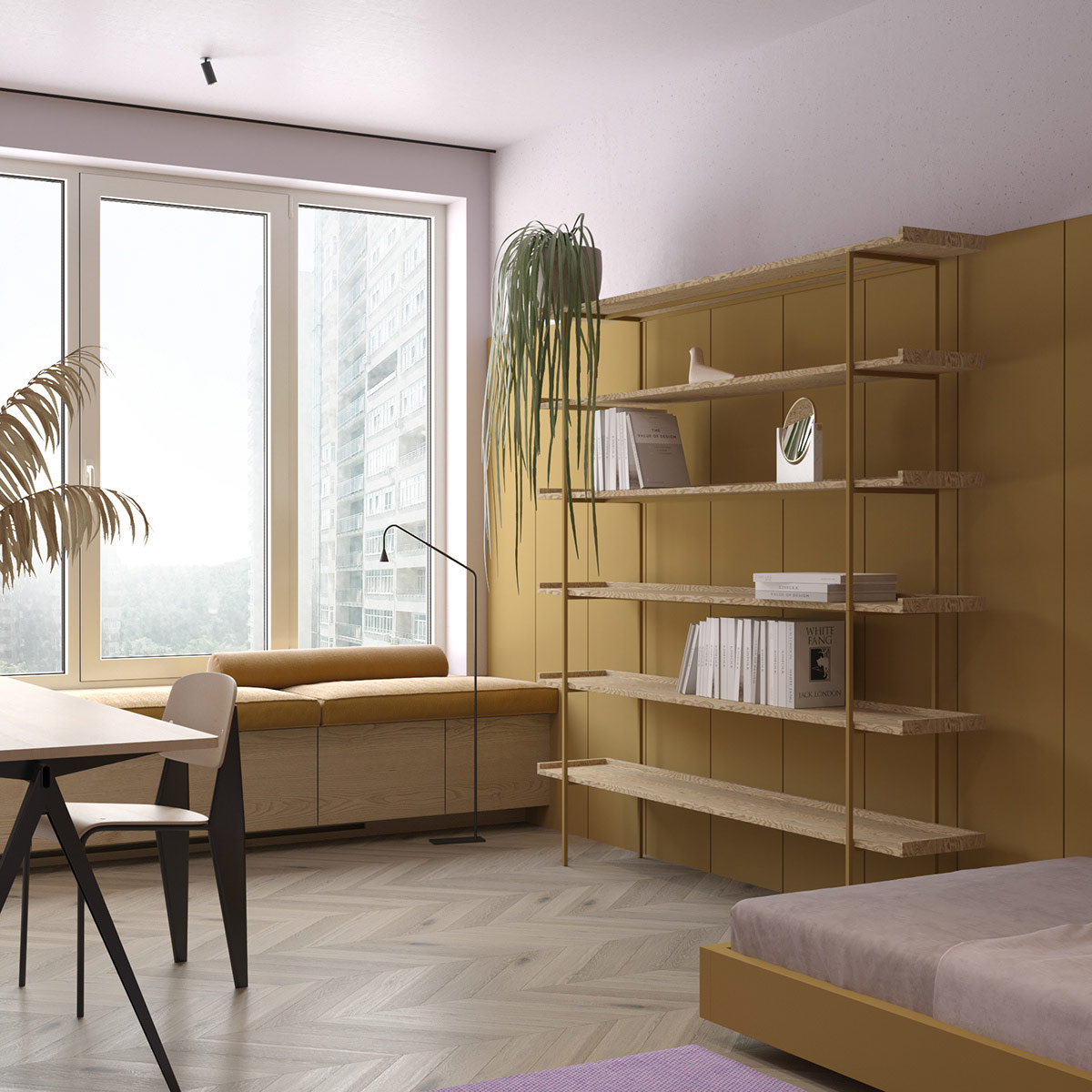 色彩质感强的室内设计,色彩主义室内设计