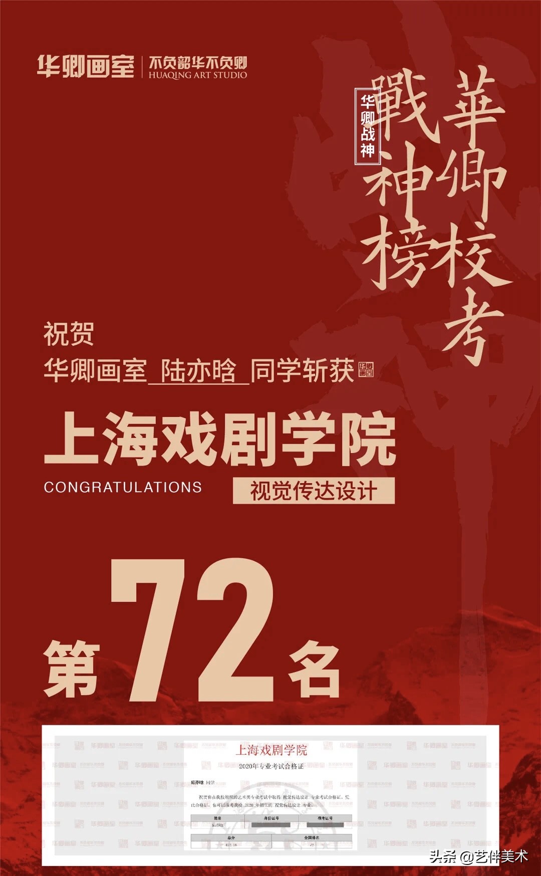 华卿画室五一试学,华卿画室四大战神