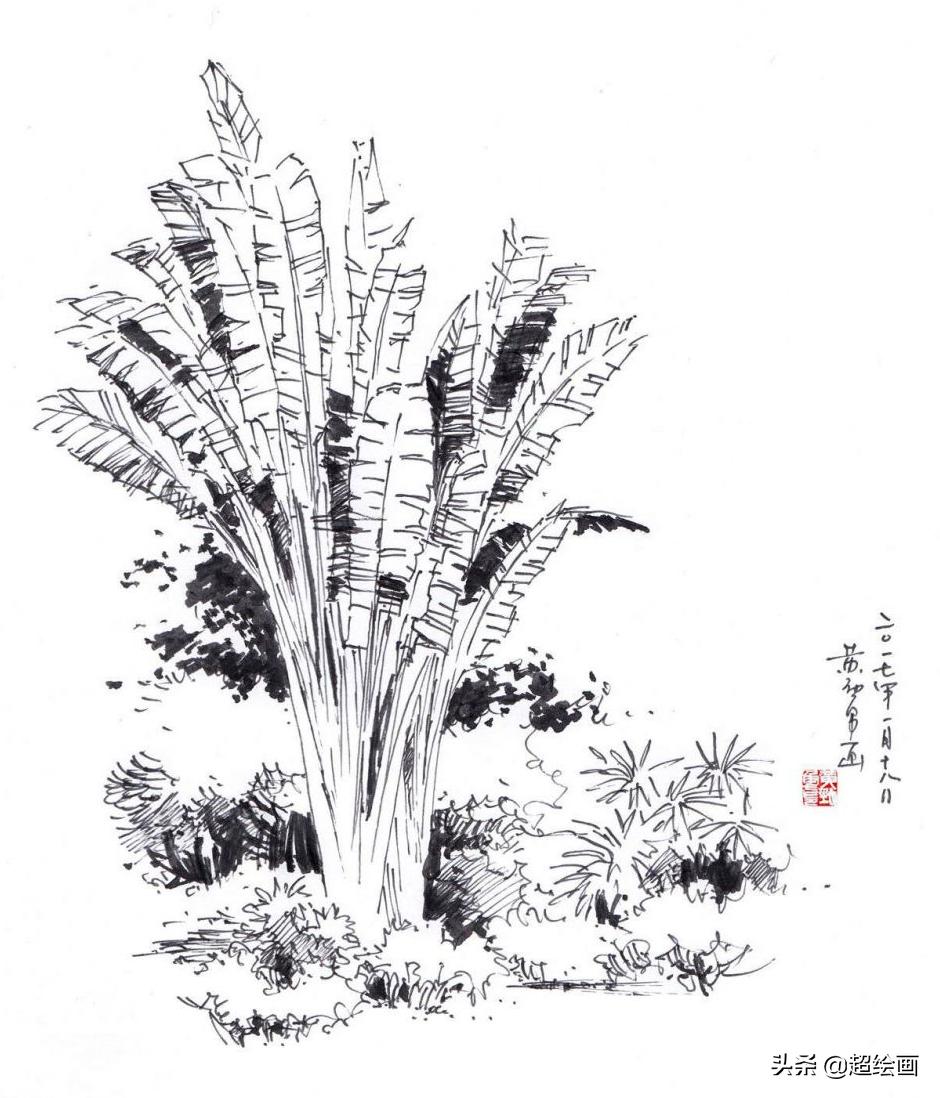 十大顶级钢笔画速写,钢笔速写100幅图片