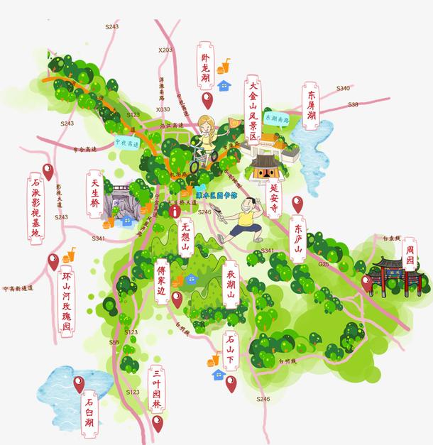 60分钟画好一幅地图,画一张手绘地图