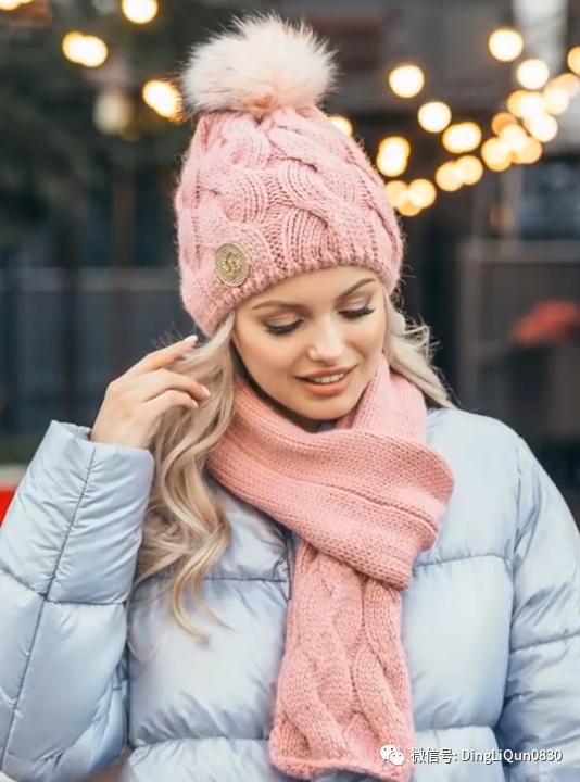 针织洋气气质帽子,针织帽子创意爆款