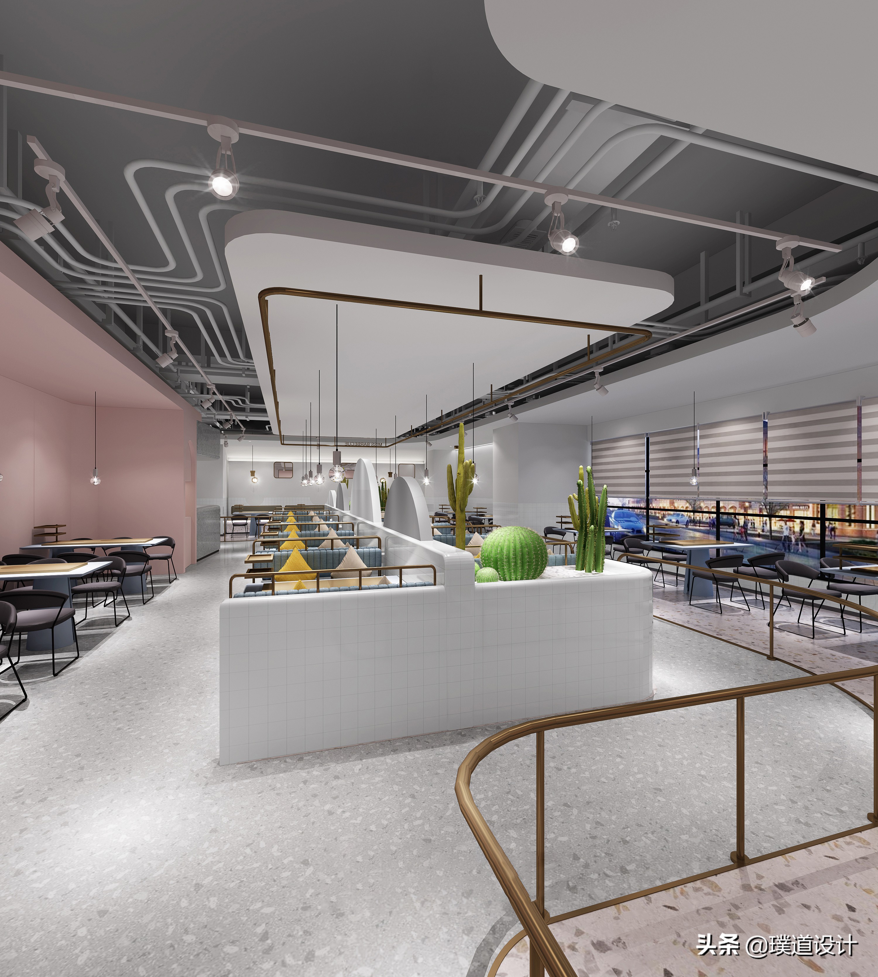 高级感日式烤肉店设计,工业风烤肉店设计