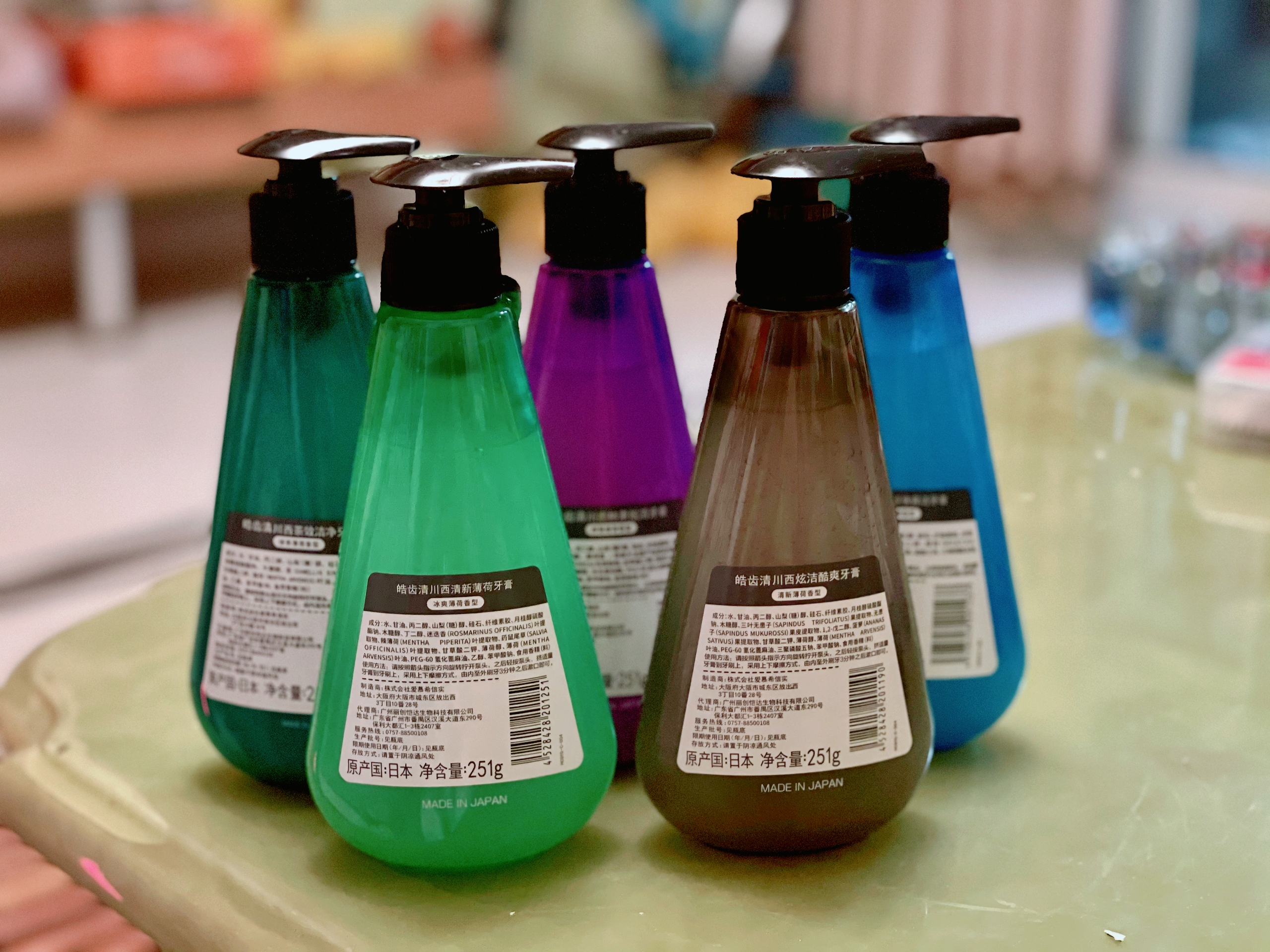 日本皓齿清按压式牙膏,齿贝白牙膏测评真实