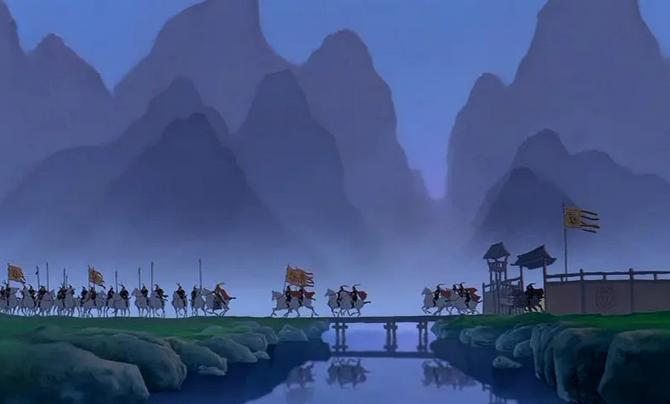 迪士尼木兰动画宣传片,迪士尼动画片花木兰粤语版