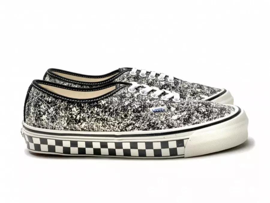 vans两款鞋型结合在一起的鞋,vans黑色联名鞋款