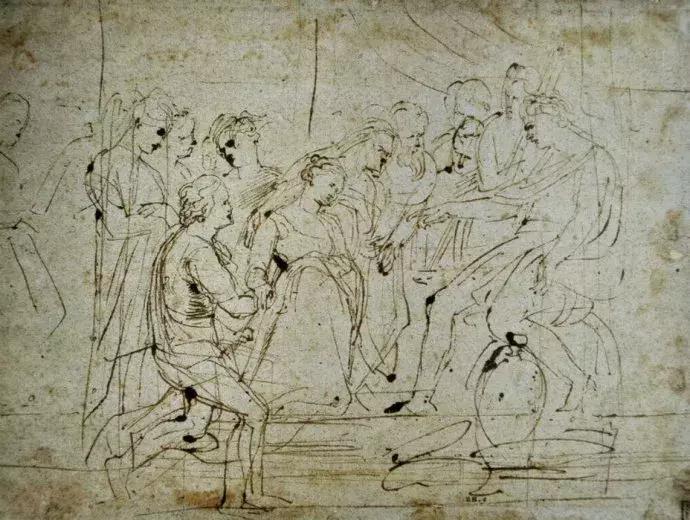 巨匠鲁本斯的素描作品图片,鲁本斯顶级素描