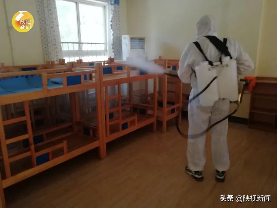 明天到底送不送?陕视记者探班幼儿园,消杀阵仗“吓”到记者