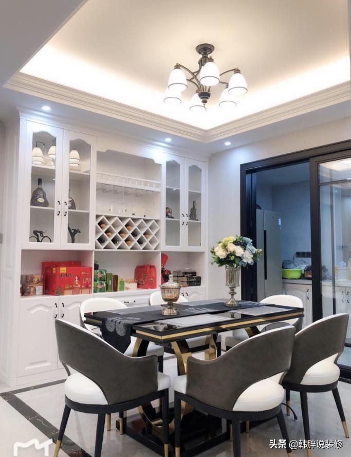 碧桂园精装房改造轻奢风格家装,极简碧桂园166平米精装房整装效果