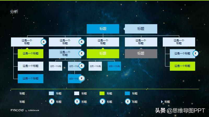 黄绿色ppt模板简约过渡页,以黄蓝绿为基础色调的ppt模板