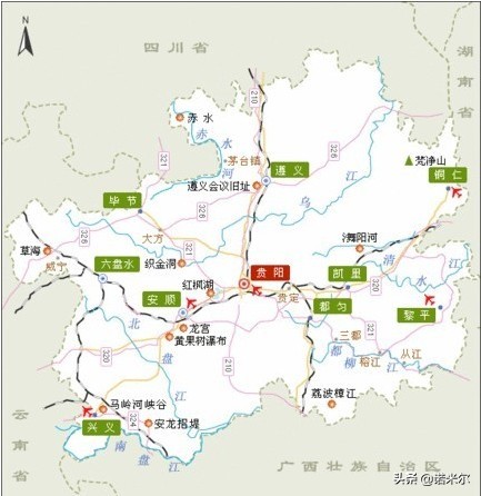 安顺自驾游必去十个景点攻略图,贵州安顺各景区路线
