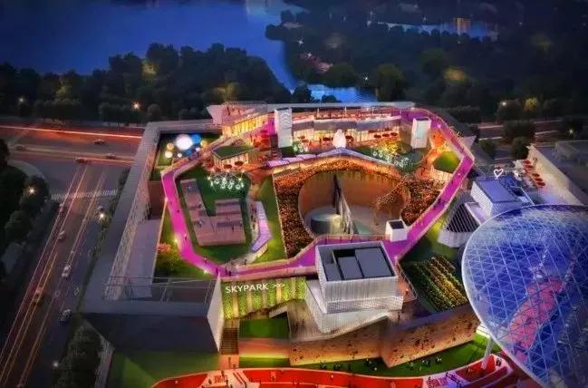 购物中心跑步,在购物广场里跑酷