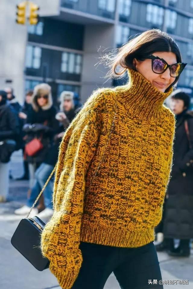 适合黄黑皮穿的秋冬毛衣,秋冬季好看洋气毛衣