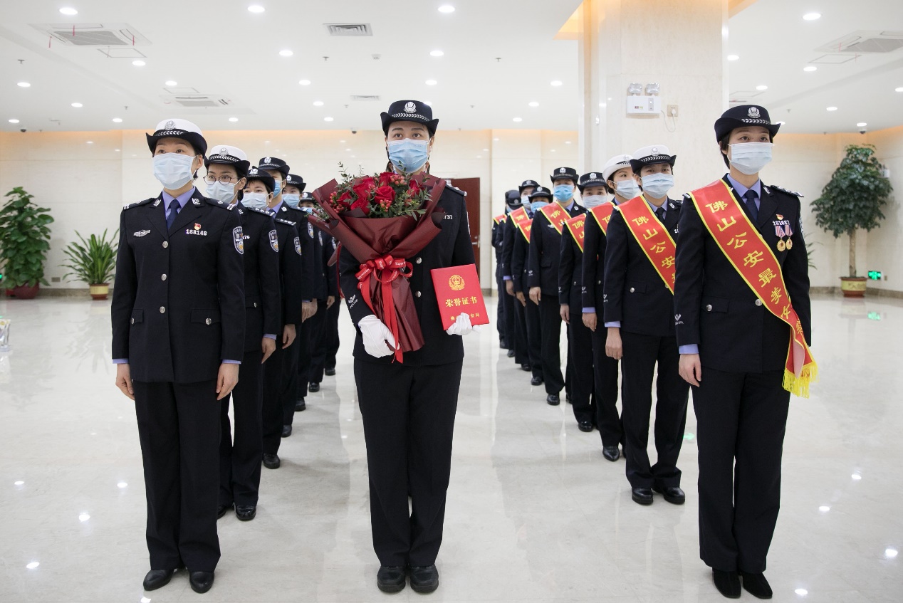 广东公安最美网红女警察,羊城公安十佳女警