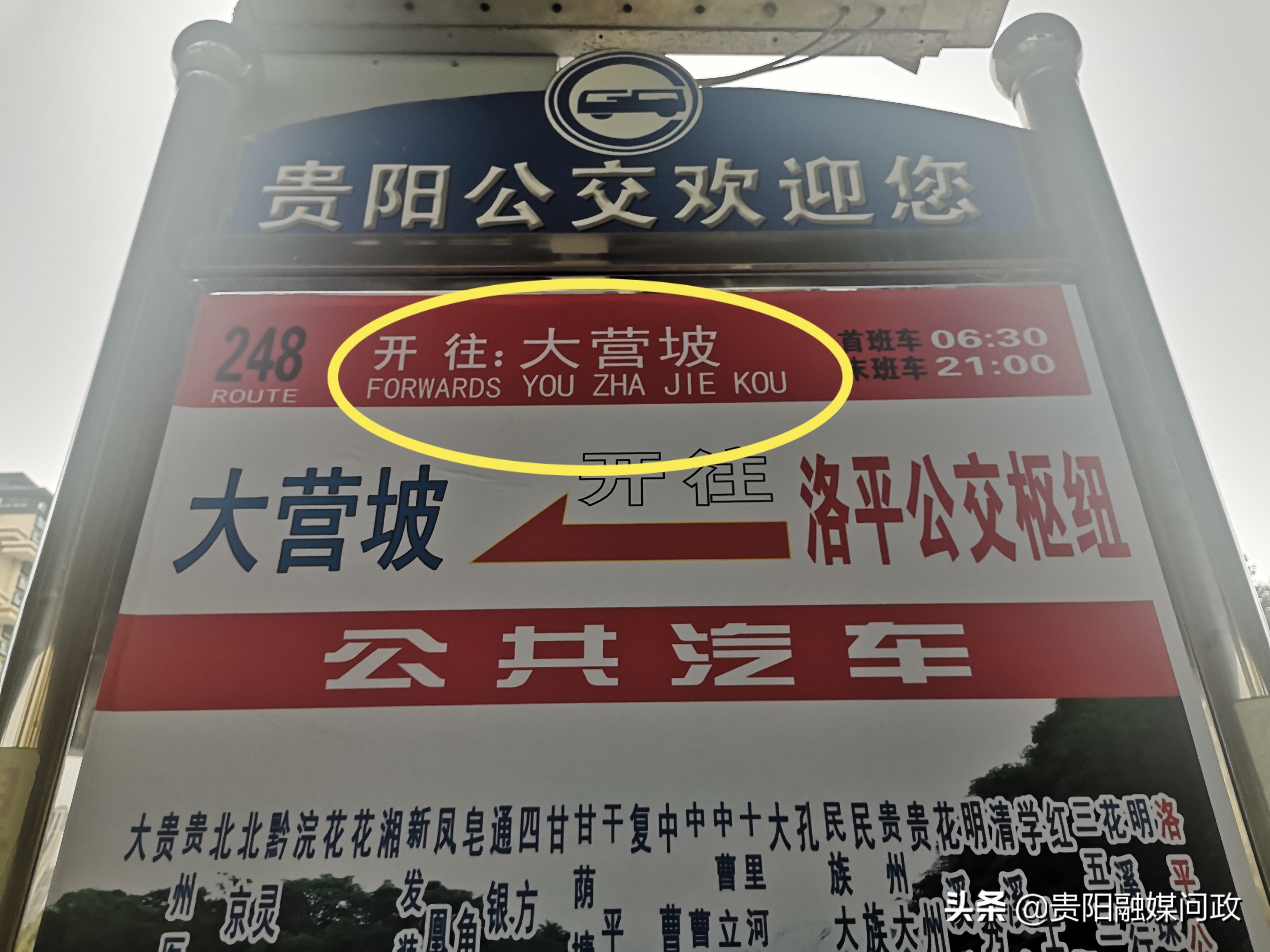 “大营坡”变“YOUZHAJIEKOU”?细心市民纠错,公交公司立即更正!|融媒问政·市民关注