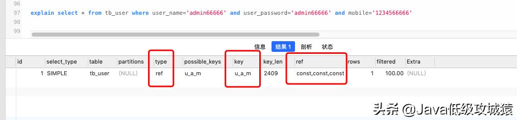 mysql查看索引关键字,mysql查看索引信息