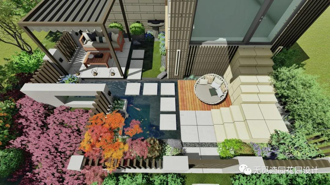 无觅造园：安徽35平宿州上河城外滩的秋水庭