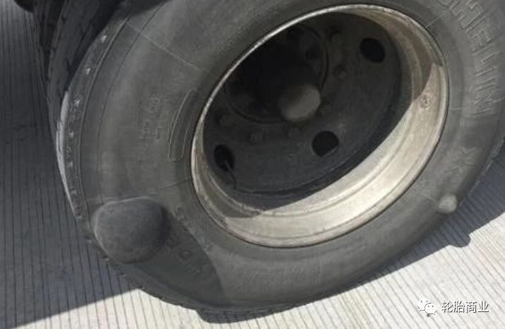 新轮胎胎壁扁了怎么装,鼓包轮胎怎么处理值钱