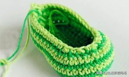 钩织一岁宝宝鞋教程夏季,3-6个月宝宝钩织鞋教程