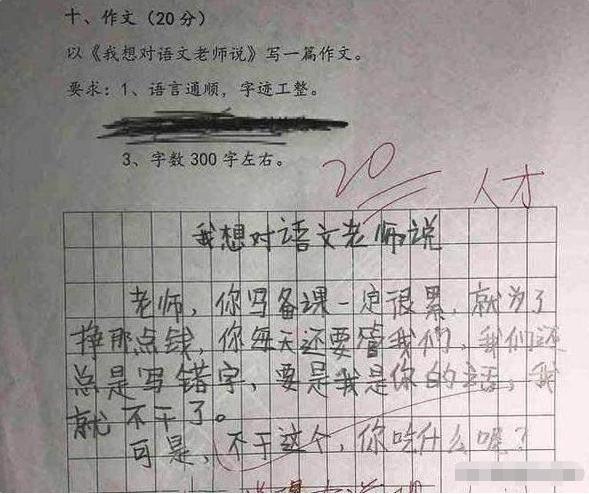 小学生满分作文亮了,小学生满分作文走红老师赞不绝口