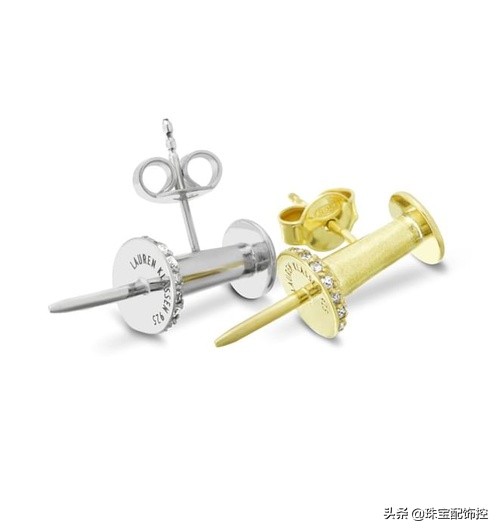 银曲别针奢侈品,心形曲别针奢侈品