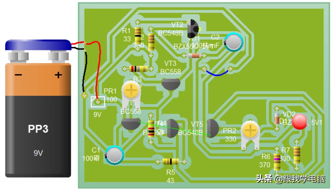 线性稳压电源短路保护,线性稳压可调电源电路图详解