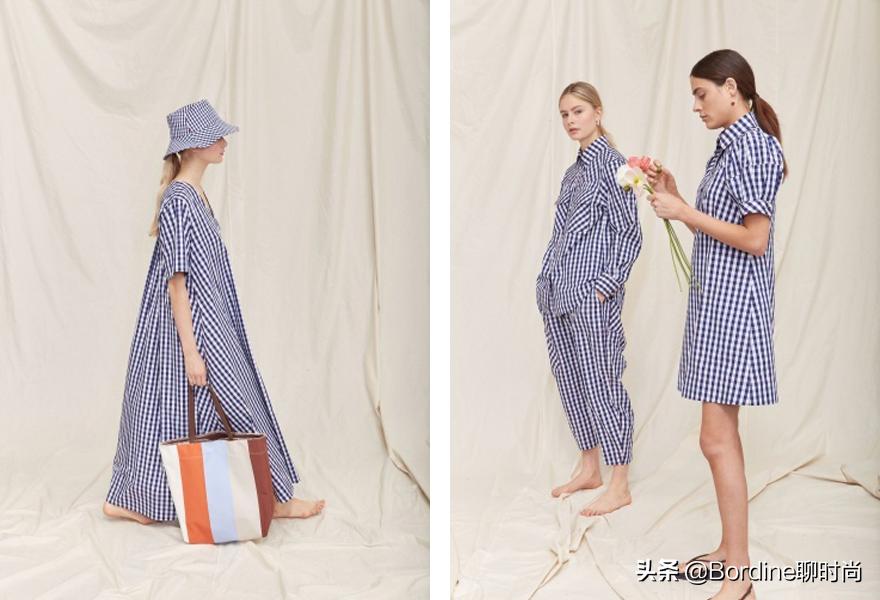 leemathews2021春夏,经典复古的条纹波点碎花