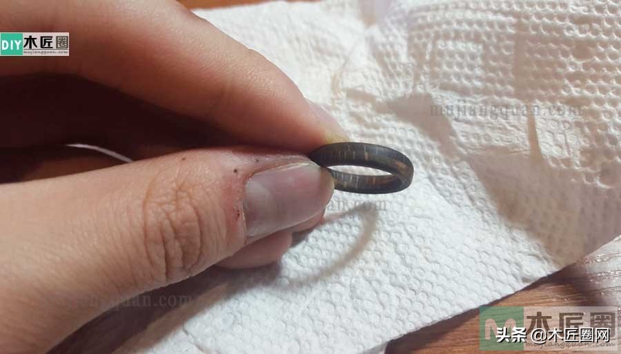 木戒指制作教程,diy手工木制品木工