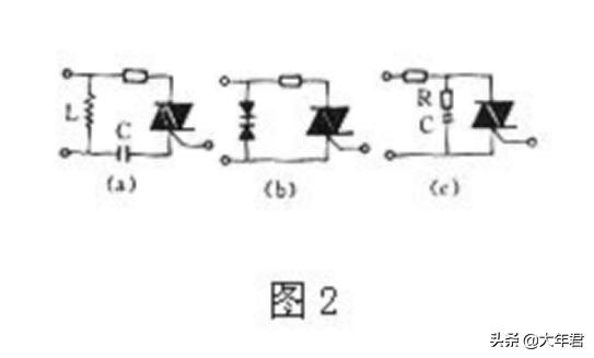 双向可控硅在交流电路中的应用,什么是可控硅的电路图