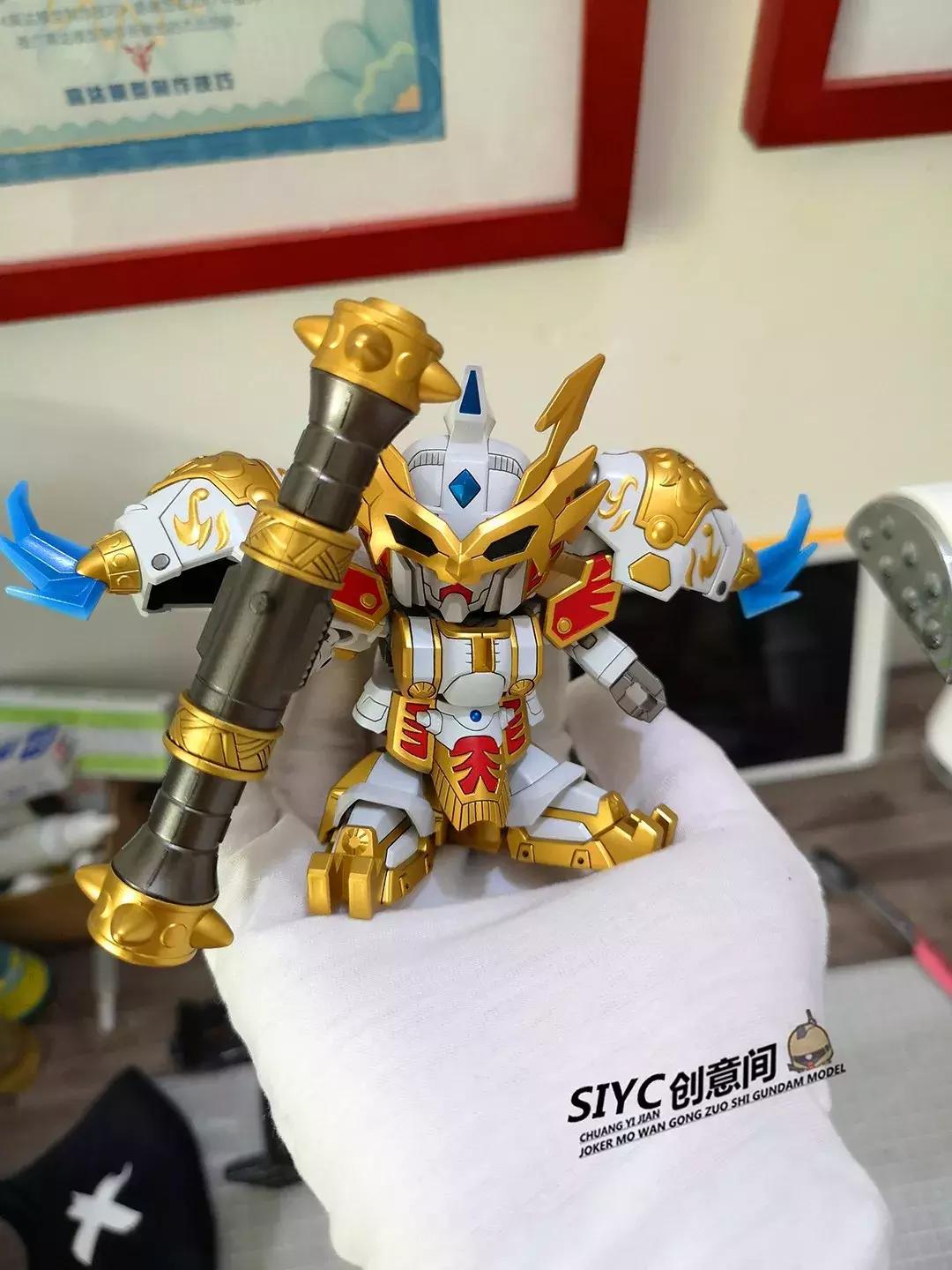 老版sd三国传高达模型视频,sd高达三国传孙权模型