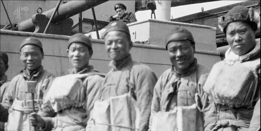 百年前的中国受尽列强欺凌资料,100年前的中国劳工真实影像