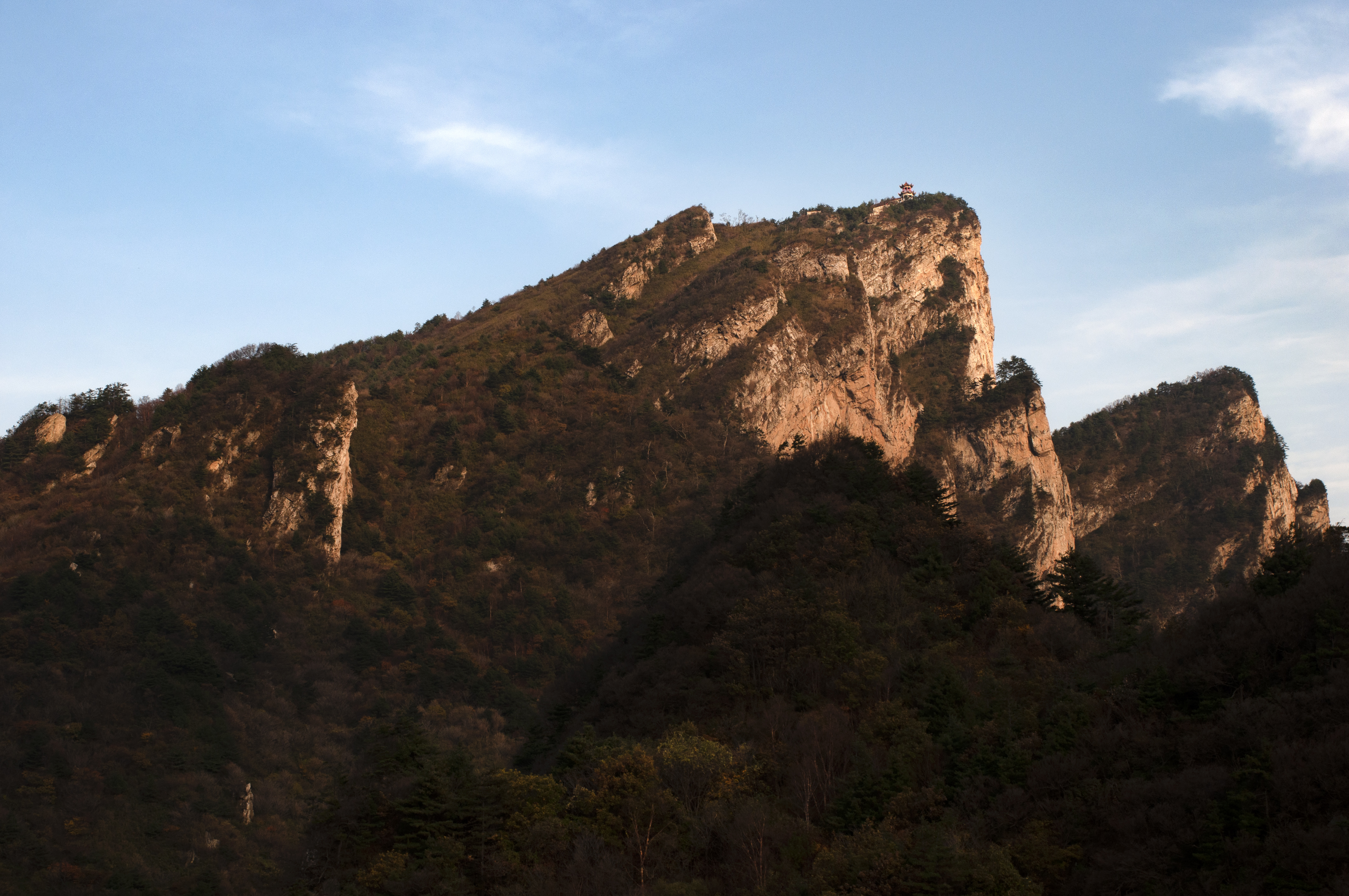 老界岭夏日风景,深秋山里的风景