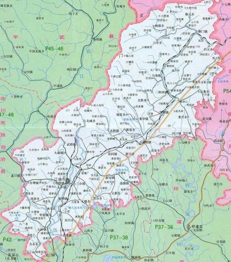 四川绵阳江油平武县,江油市平武县水晶镇