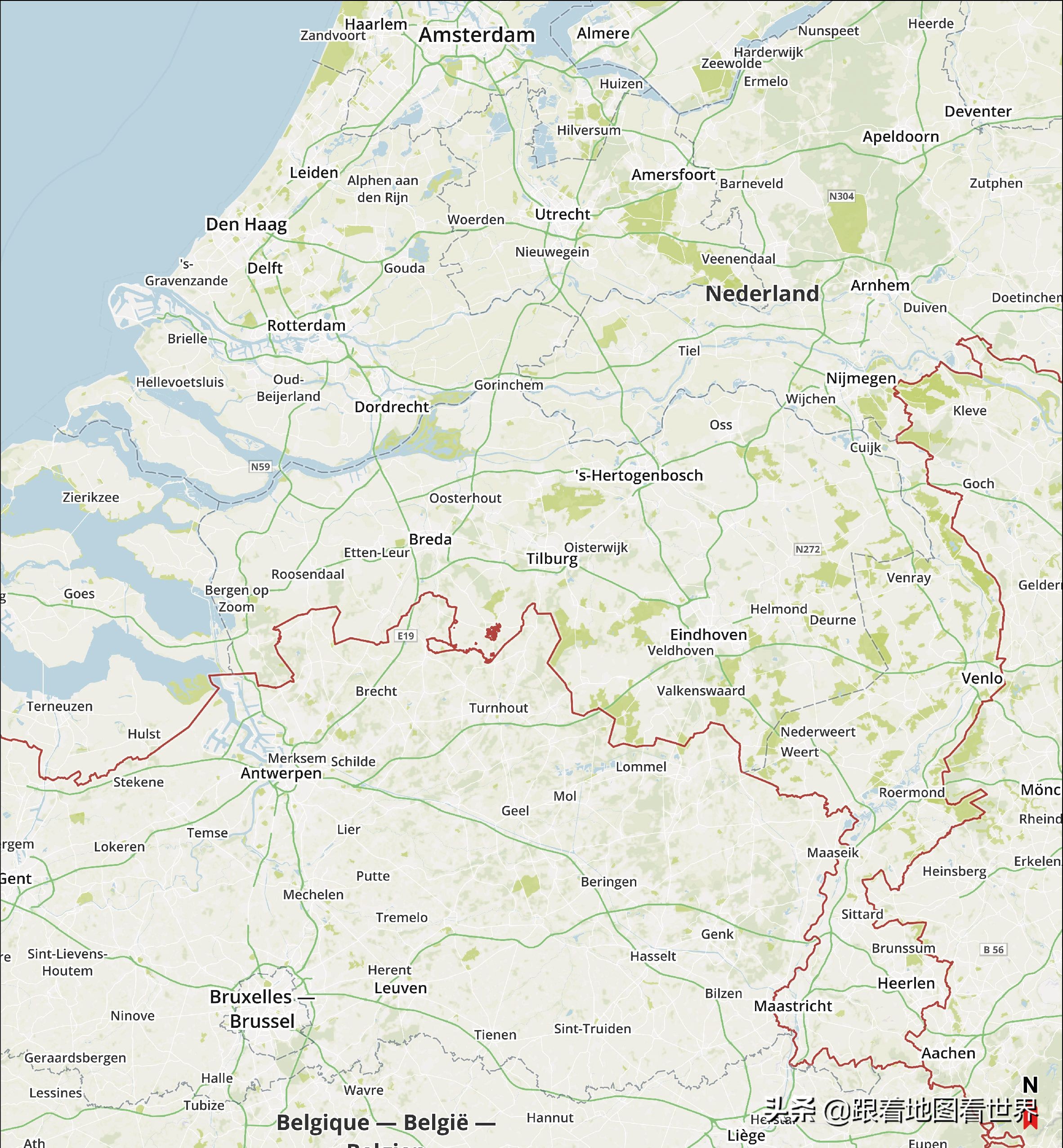 比利时和荷兰为什么分开,荷兰比利时飞地怎么形成的