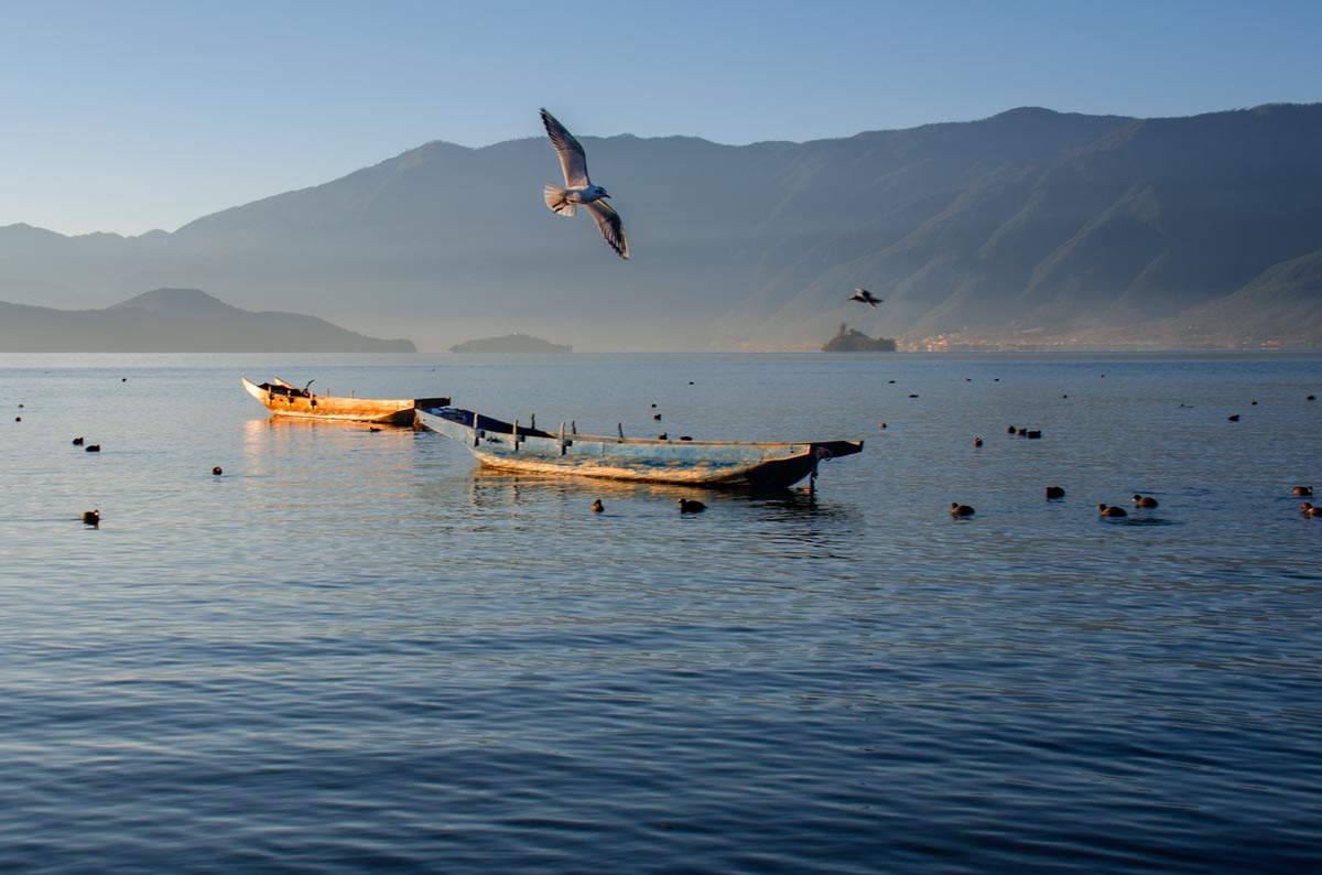 泸沽湖唯美视频,泸沽湖美到窒息