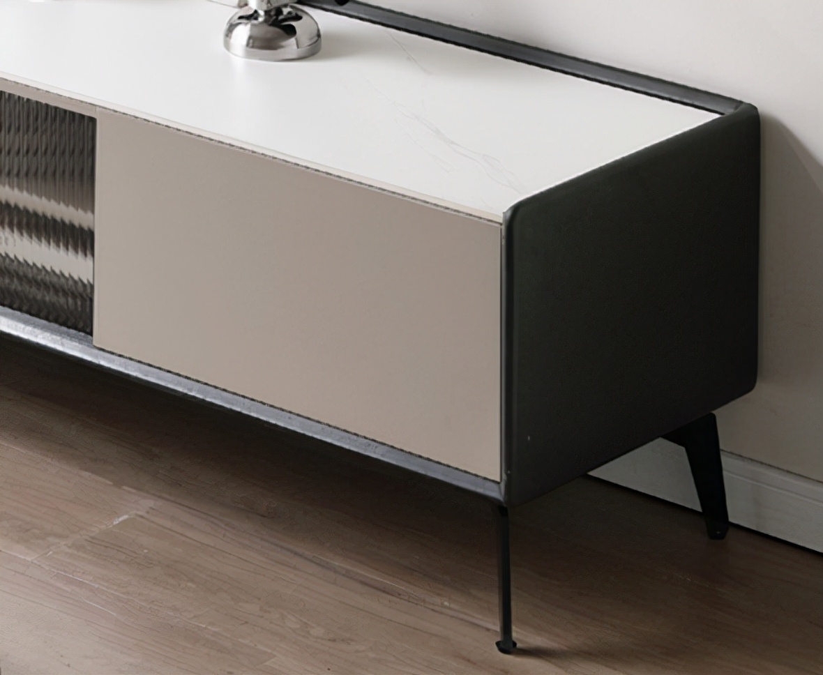 源氏木语岩板茶几电视柜,意式轻奢高端岩板电视柜