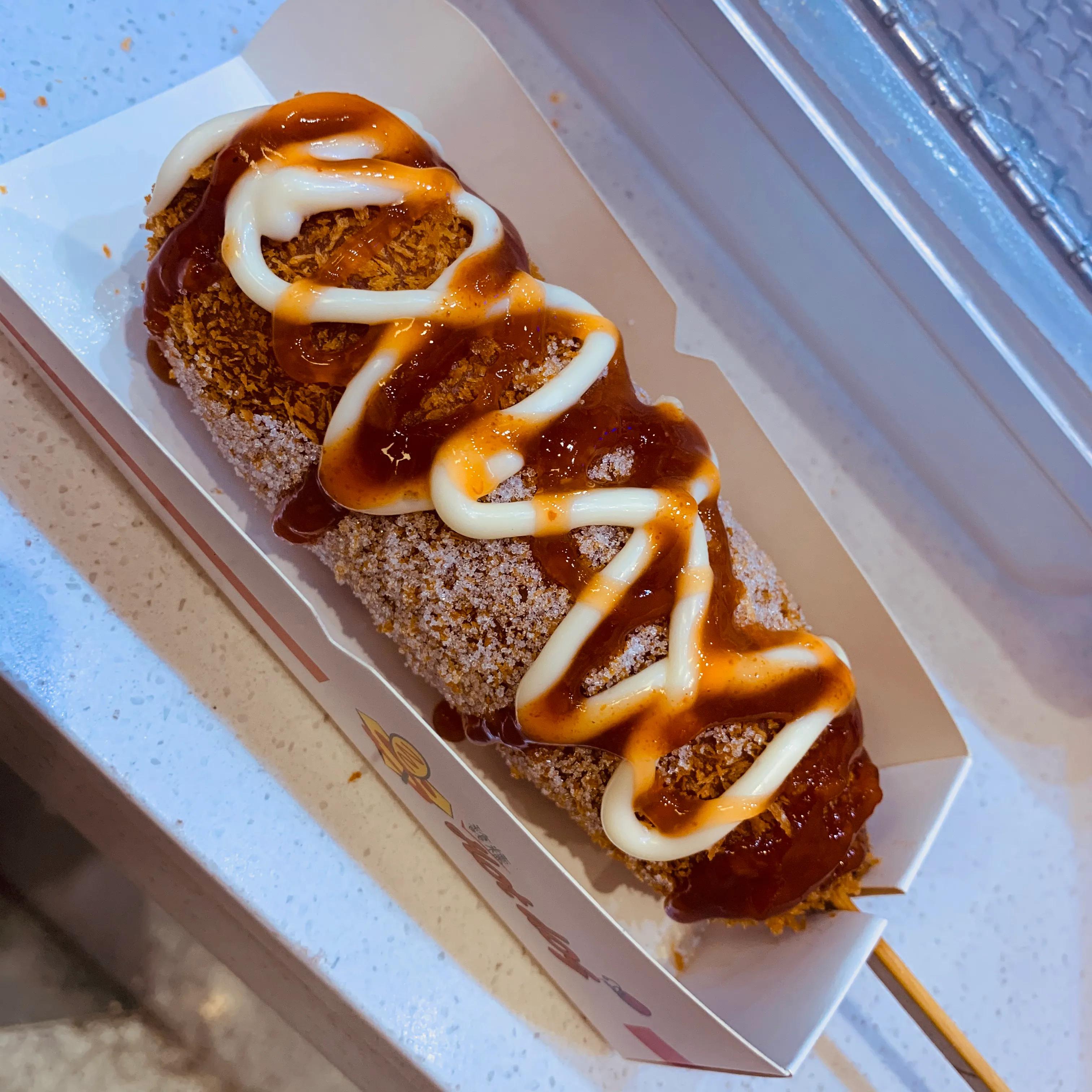 韩国的芝士热狗真的好吃吗,韩国正宗热狗