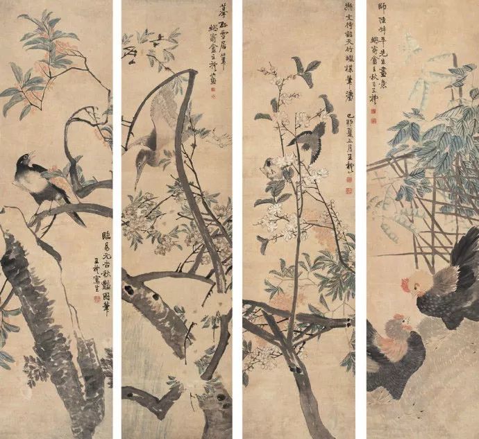 潘天寿100幅花鸟画欣赏 (潘天寿写意花鸟画要义)